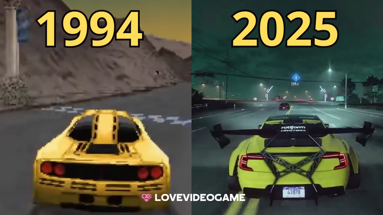 Evolution of Need for Speed Games 1994-2025