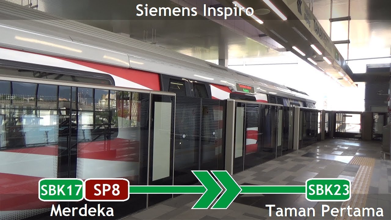 MRT Malaysia Siemens Inspiro: Merdeka → Taman Pertama
