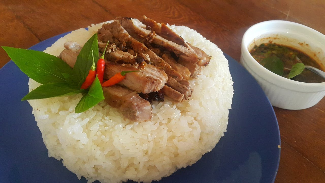 Stick rice and Pork Cake เค้กข้าวเหนียวหมูทอด ทำเองก็ได้
