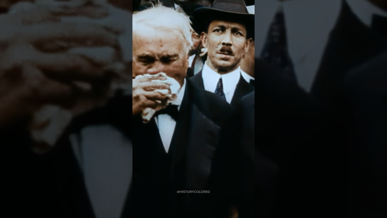 Thomas Edison in 1918 - Restored Footage