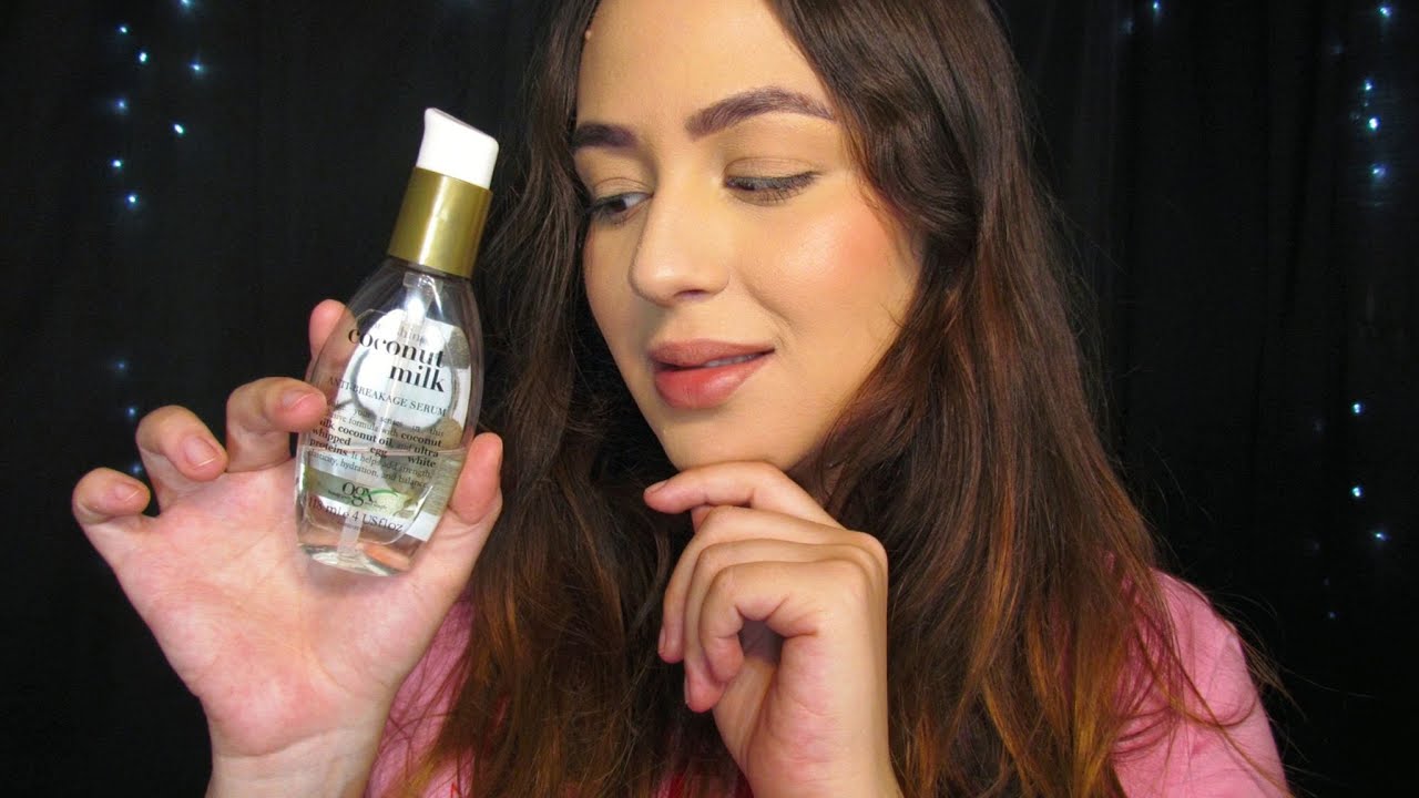 [ASMR] PASSANDO ÓLEO DE COCO NO CABELO