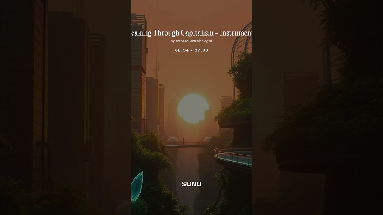 Breaking Through Capitalism 6 - Instrumental #AI​ #Song​ by #Suno​ #music​ #newmusic​