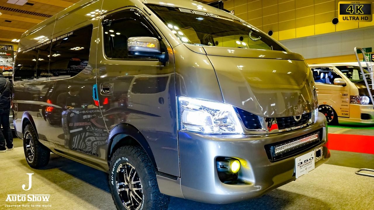 (4K)NISSAN NV350 CARAVAN URVAN modified 日産キャラバンNV350カスタム - 大阪オートメッセ2017