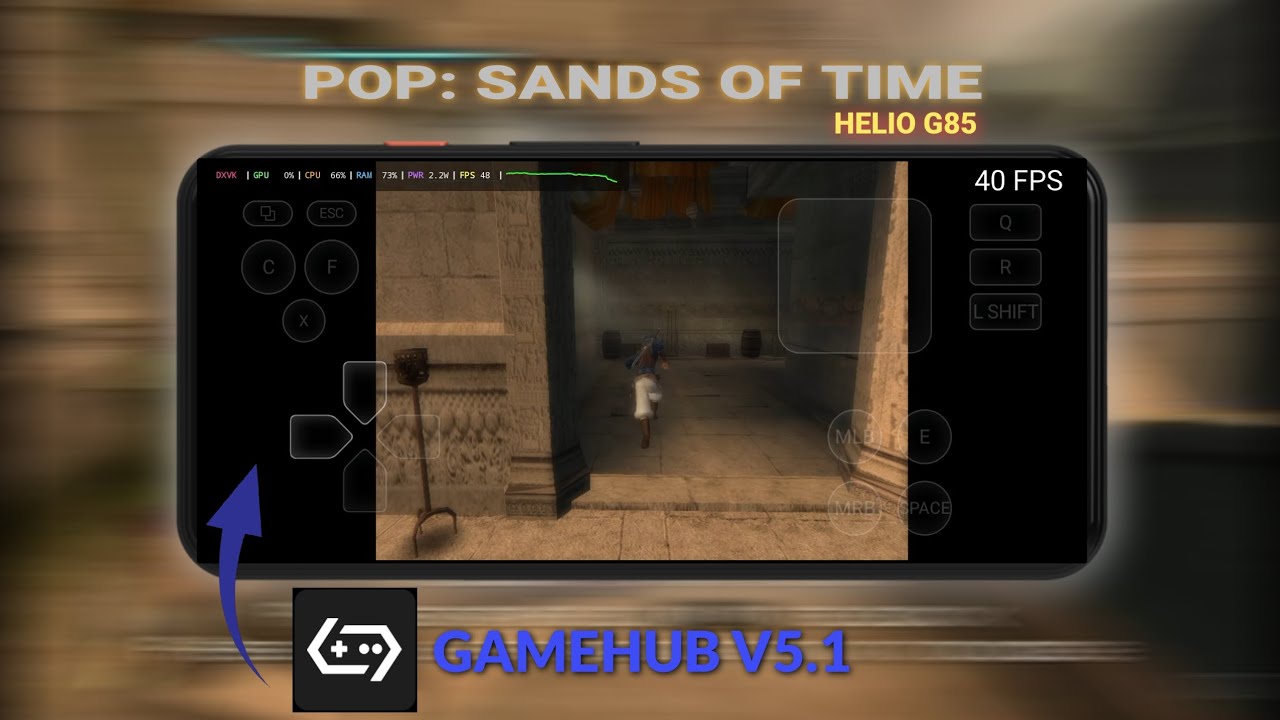 Testing Prince of Persia: The Sands of Time on GameHub 5.1.0 (Helio G85)!