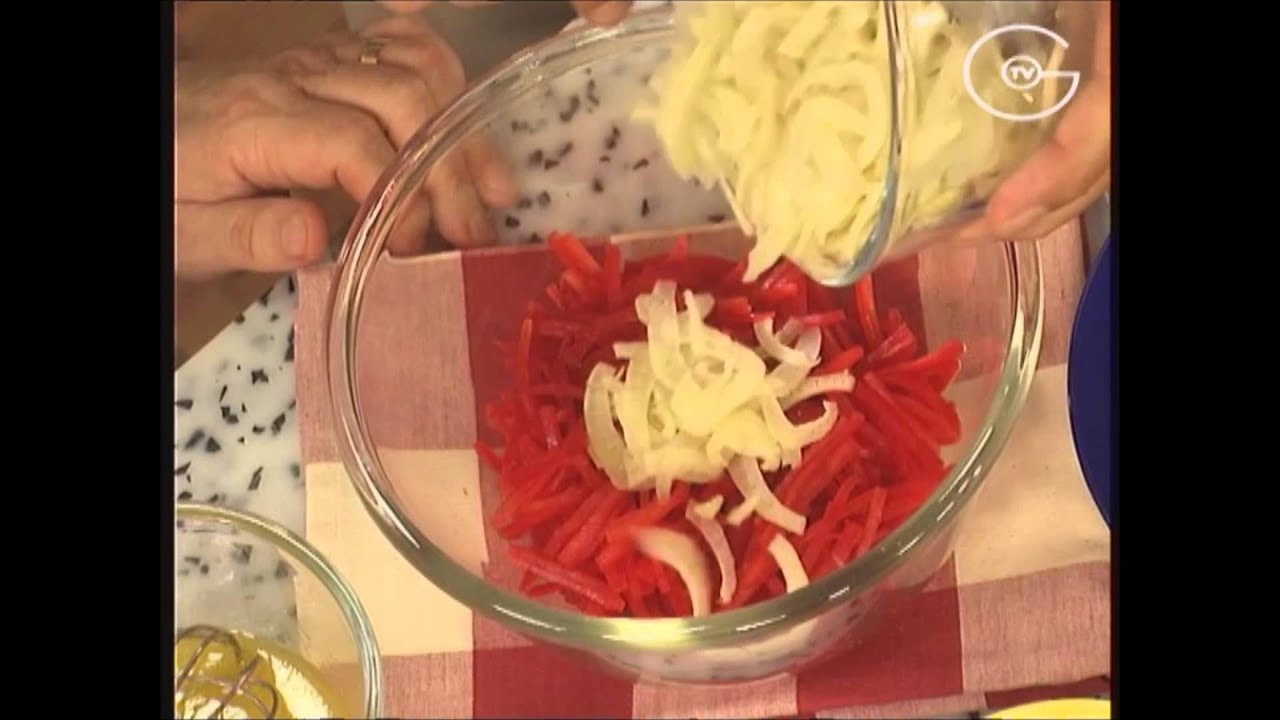 Salade de poivrons rouges