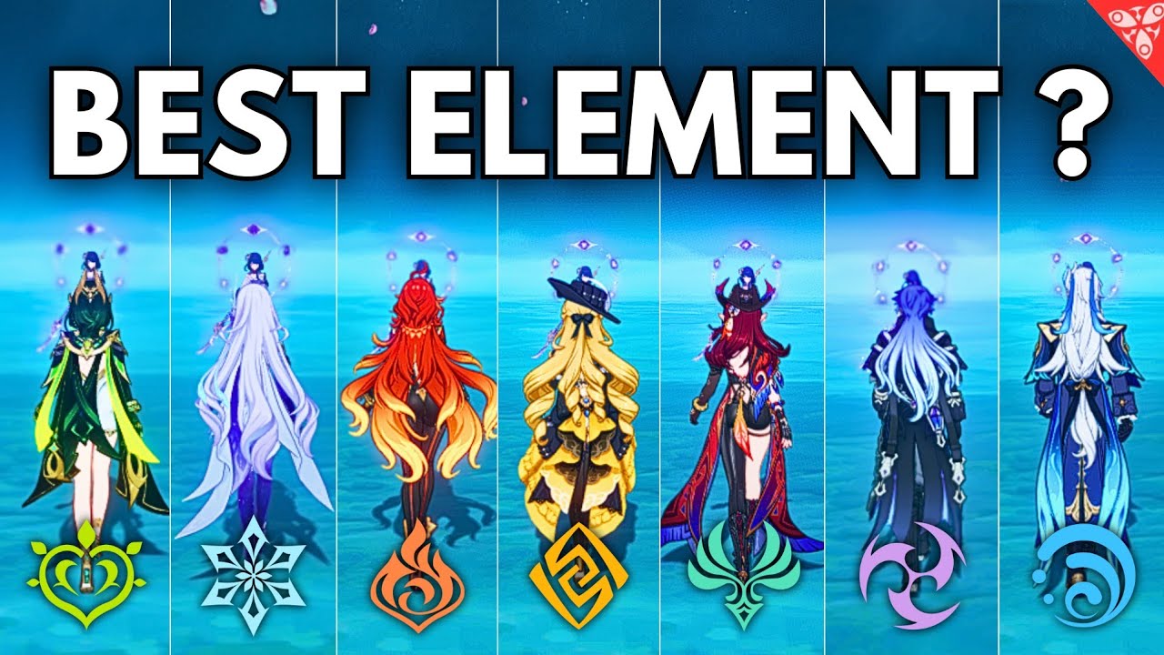 Which is the BEST ELEMENT? ALL Elements Ranked! [ Genshin Impact ]