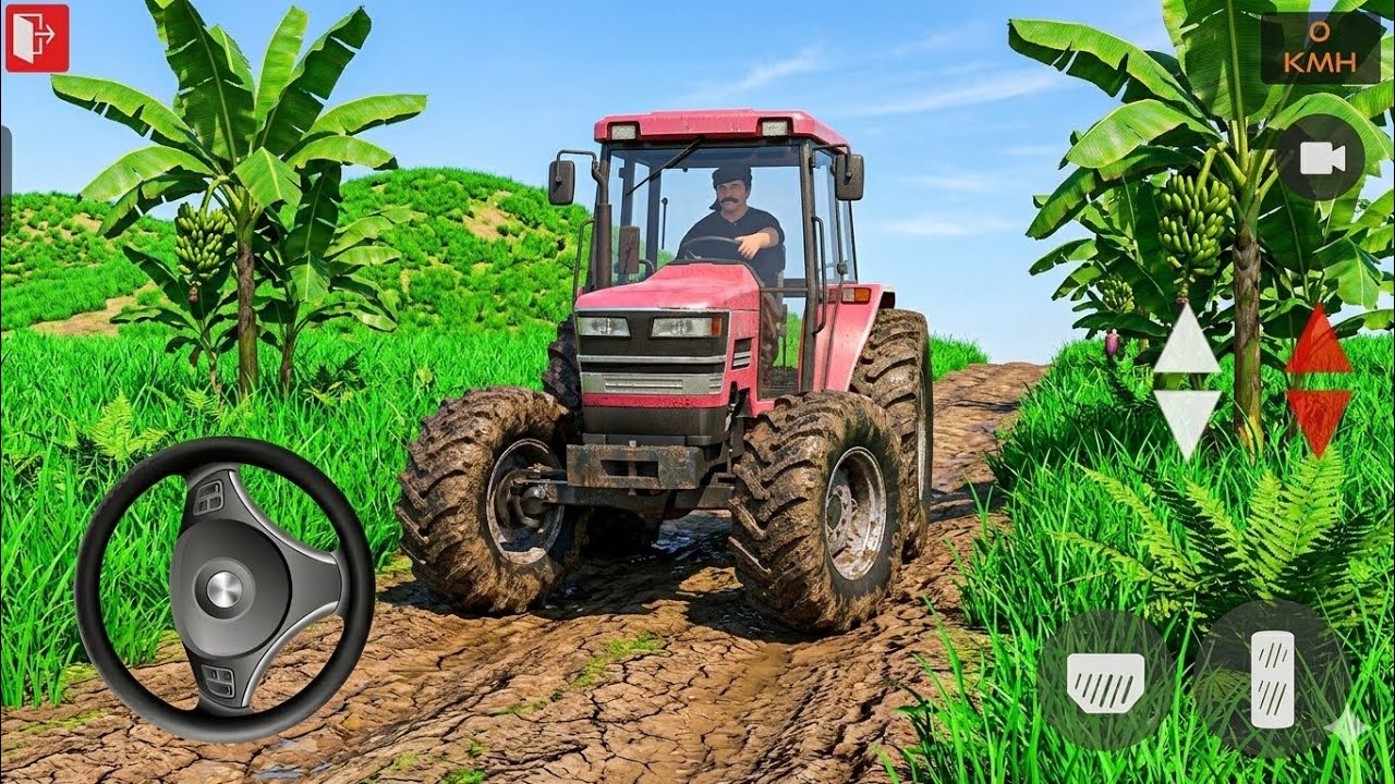 🚜 Real Indian Village Farming Gameplay | Swaraj Tractor Game | Indian Tractor Simulator 3D