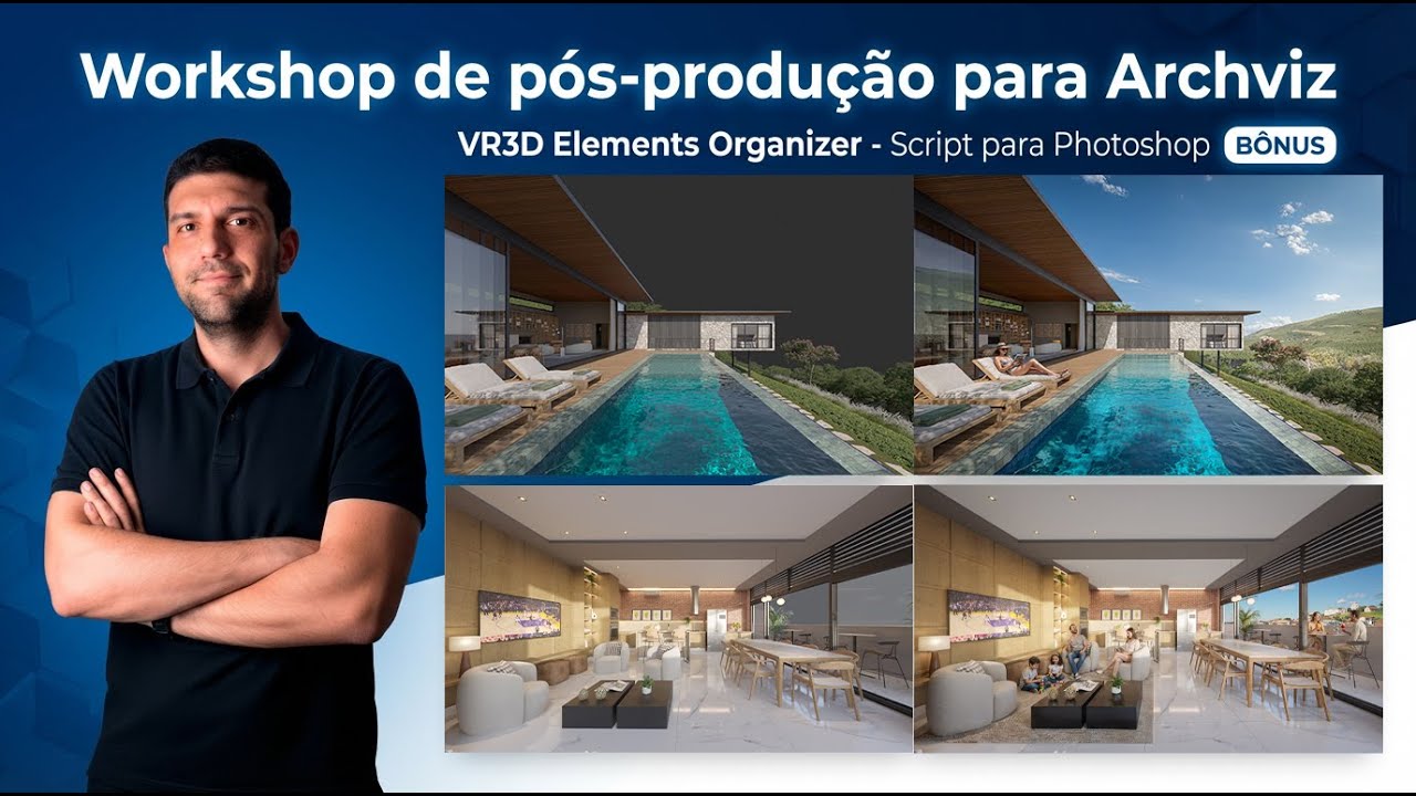 Meu Fluxo Completo de Pós-Produção: Do 3ds Max ao Photoshop