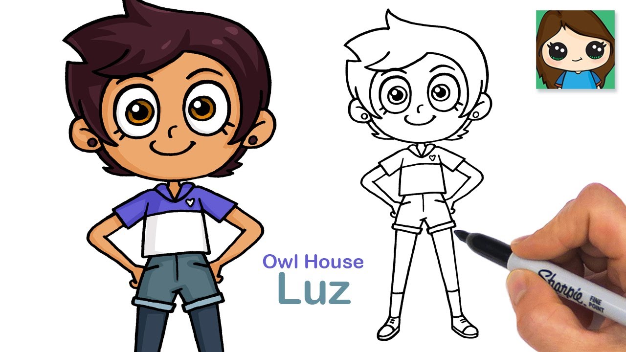 How to Draw Luz Noceda | The Owl House