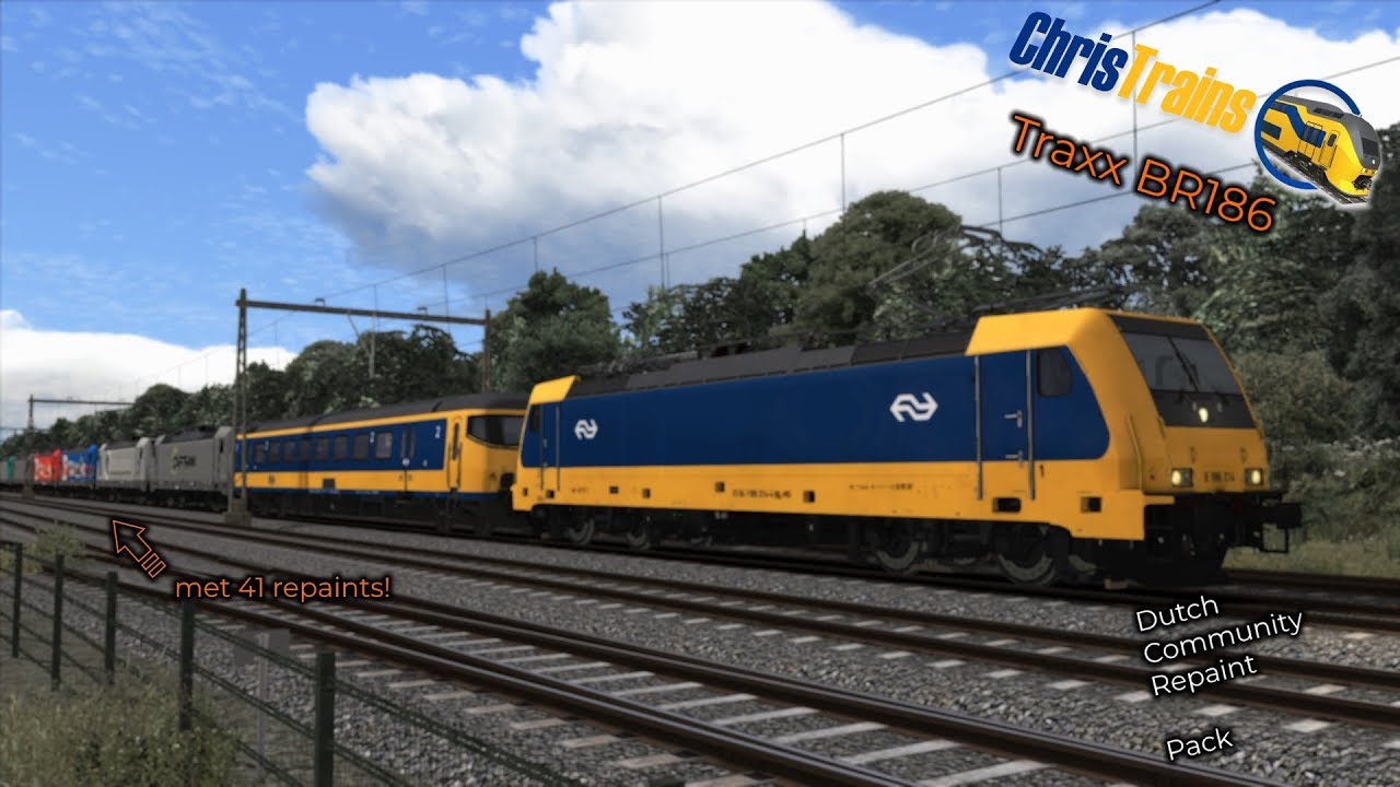 ChrisTrains BR186 DCR Repaint pack!