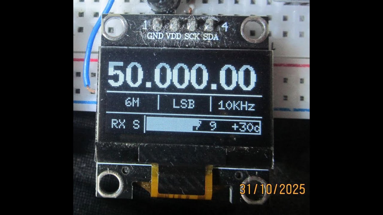 DDS VFO Arduino si 5351 AM SSB 9BAND HF VHF OLED