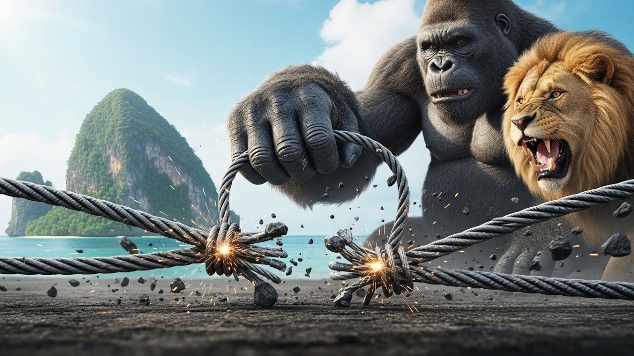 King Kong & Alpha Lion vs Poachers | Traps Shattered and Broken Across the Island Jungle