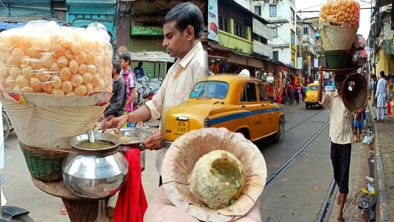 Puchka ( Golgappa / Panipuri / Fuchka ) Indian Street Food - Bengali Food - Kolkata Street Food