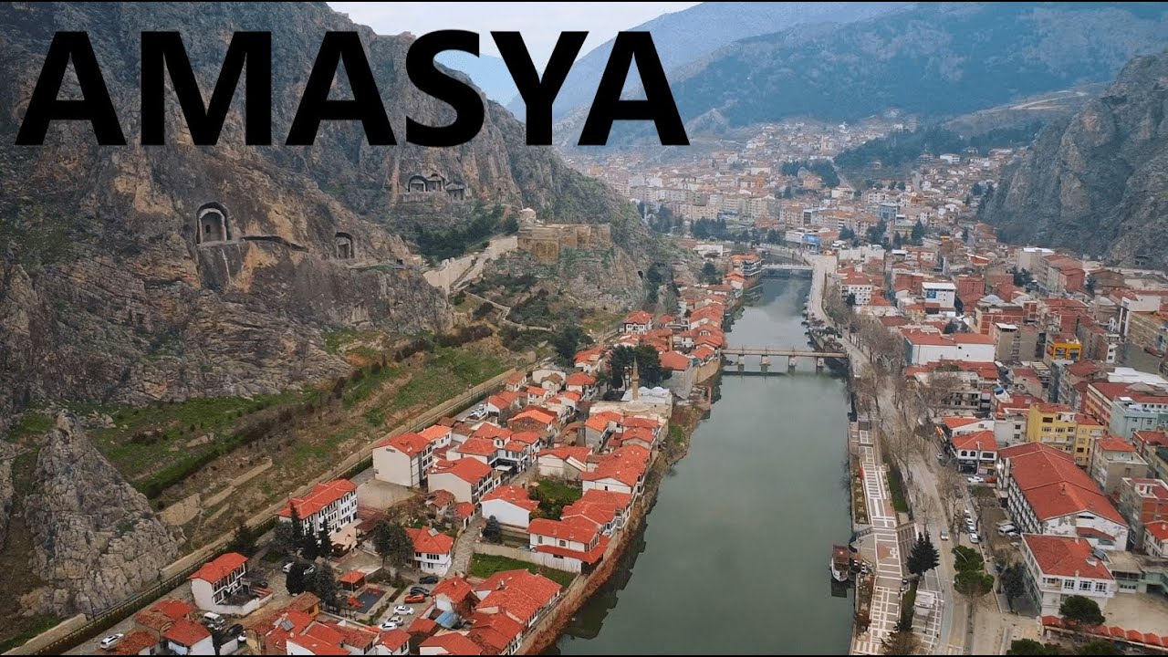 Amasya'nın Muhteşem Tarihi, Osmanlı Eserleri ve Yeşilırmak Manzarası | 4K Drone Görüntüleri 🚁✨