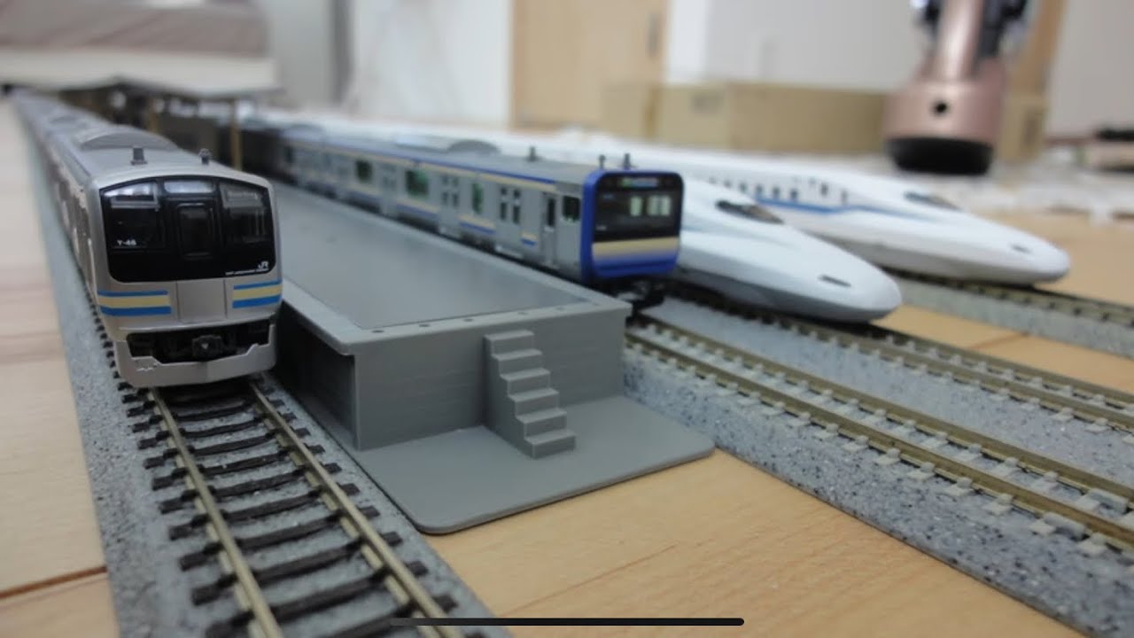 【鉄道模型】東海道新幹線VS横須賀線
