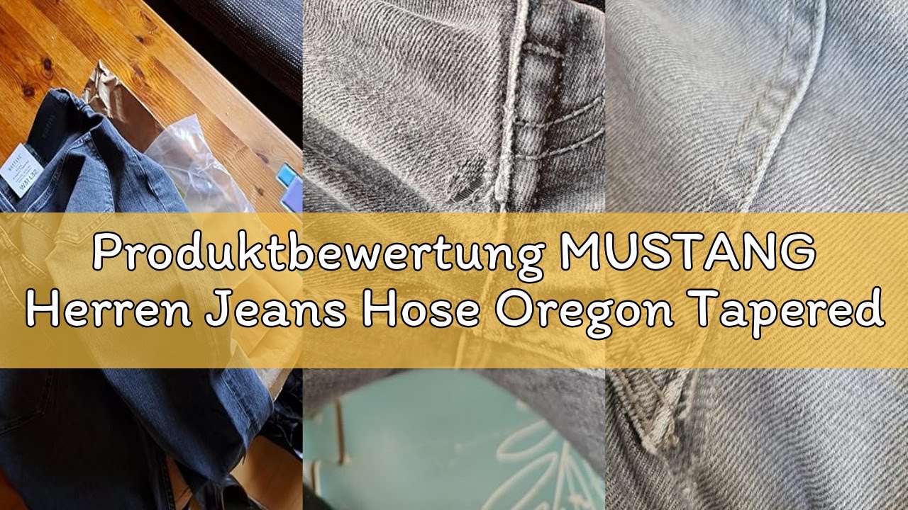 Produktbewertung MUSTANG Herren Jeans Hose Oregon Tapered