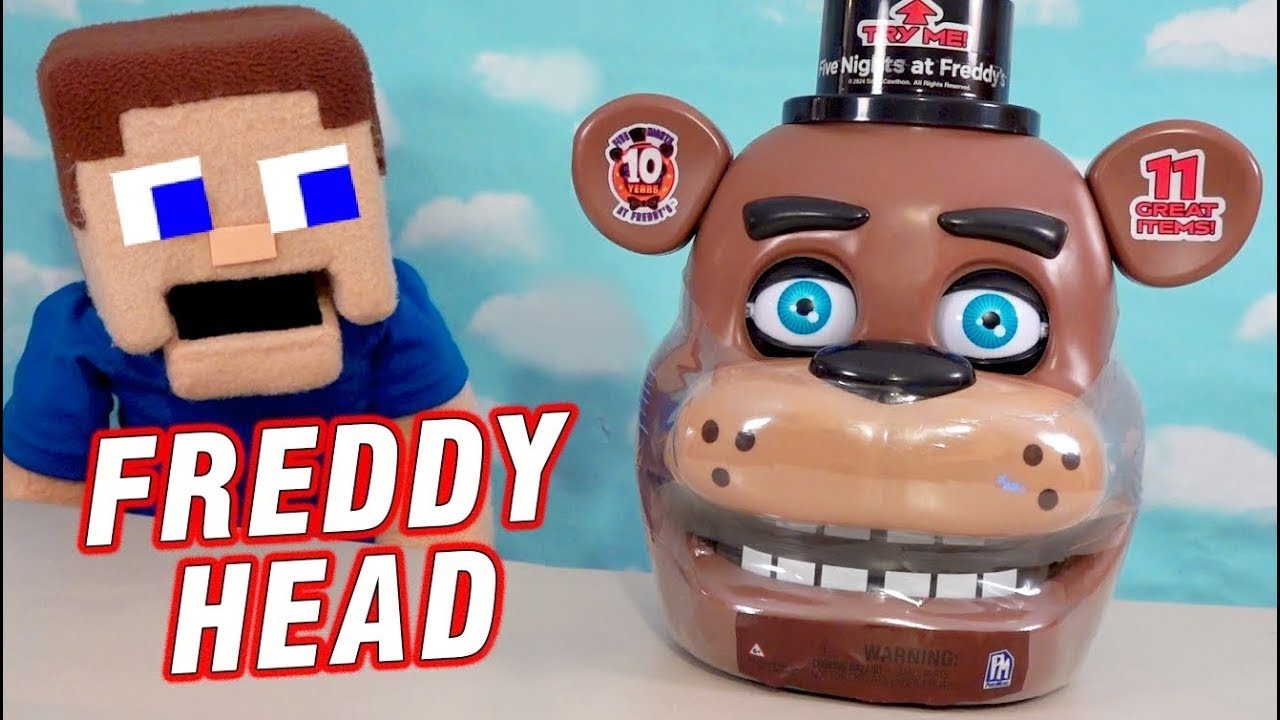 Загадочная коробка с гигантской головой Фредди из Five Nights at Freddy's (FNAF) - Phat Mojo