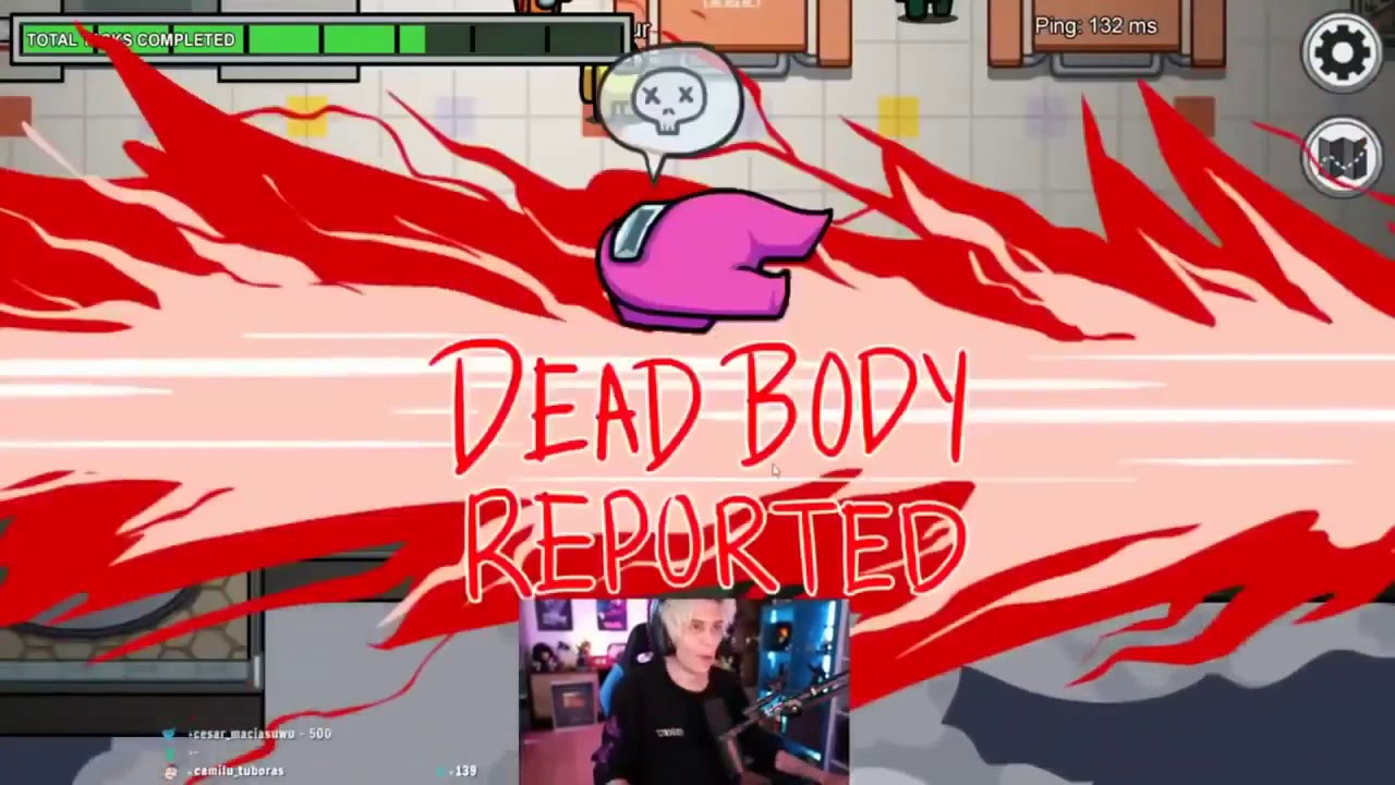Rubius juega among us con IBAI, ALEXBY, CRISTINI, ORSLOk