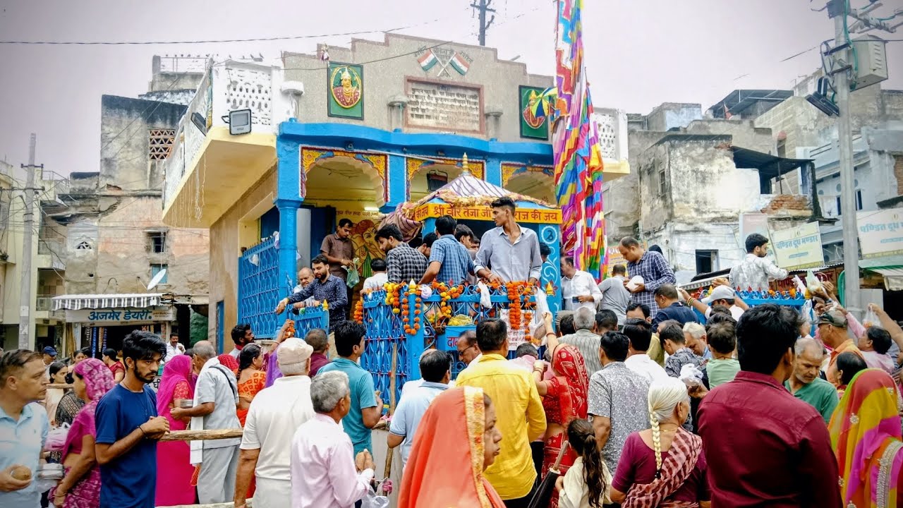 Beawar World famous Teja Mela ♥️ #beawar #tejaji  #mela 
