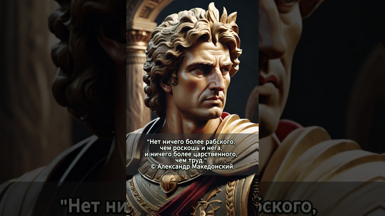 Александр Македонский. Цитаты великих людей. Секрет роскоши. Саморазвитие #motivation #успех #цитаты