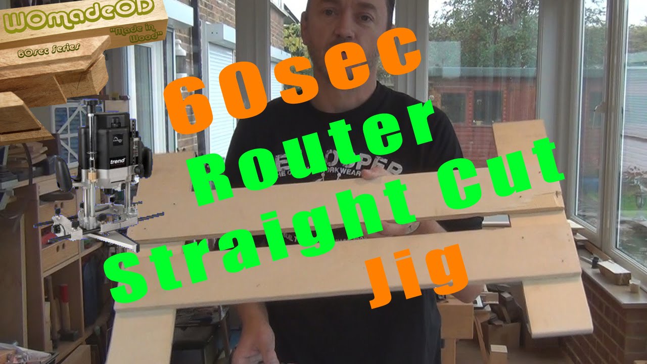 Straight Cut Jig for Router - 60s Series