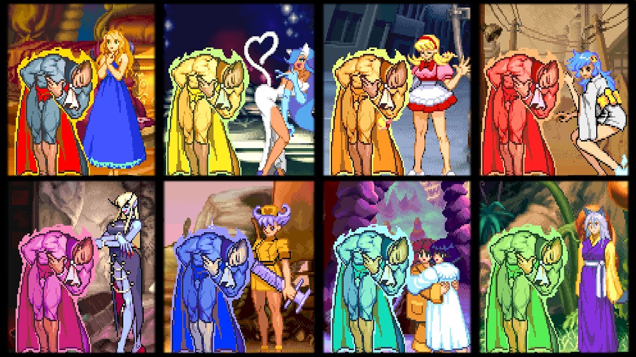 Demitri's Midnight Bliss VS All Characters (Vampire Savior)