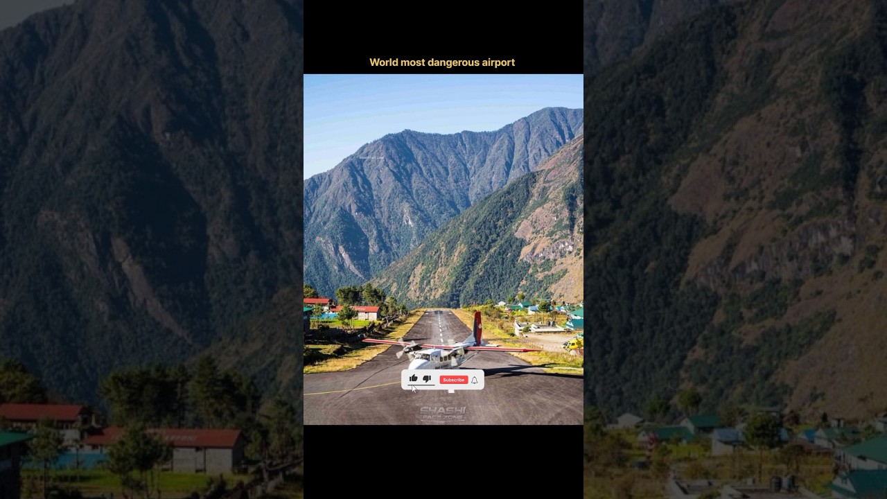 Duniya Ka Sabse Khatrnak Airport🤯 | #shorts #nepal #viral