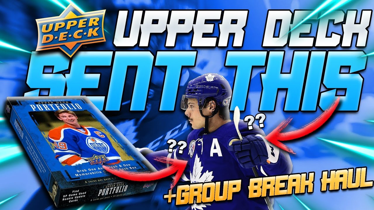 UPPER DECK SENT THIS AS A REDEMPTION REPLACEMENT! Plus 3k Giveaway Details