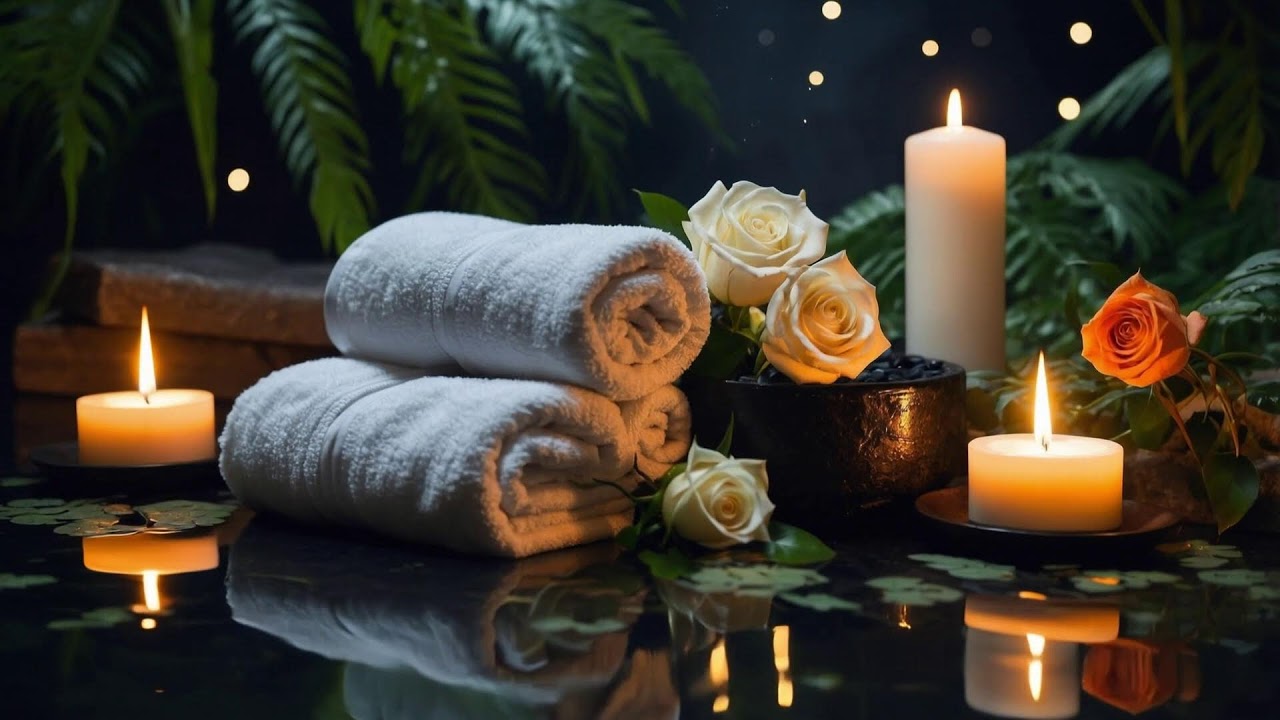 Relaxing Spa Music 🌺 Feel Instant Peace, Melt Away Stress, Insomnia Healing Piano Music 8