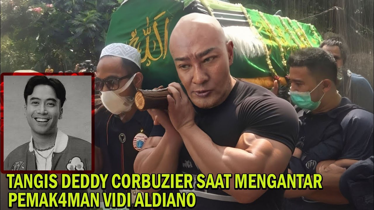 Tangis Deddy Saat Mengantar Pem4kaman Vidi Aldiano || Diantara Teman²nya Deddy Yang Paling Sedih