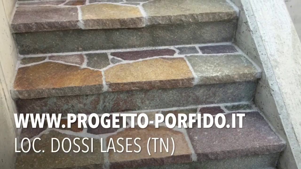 Mosaico di porfido trentino, come si posa l'opera incerta
