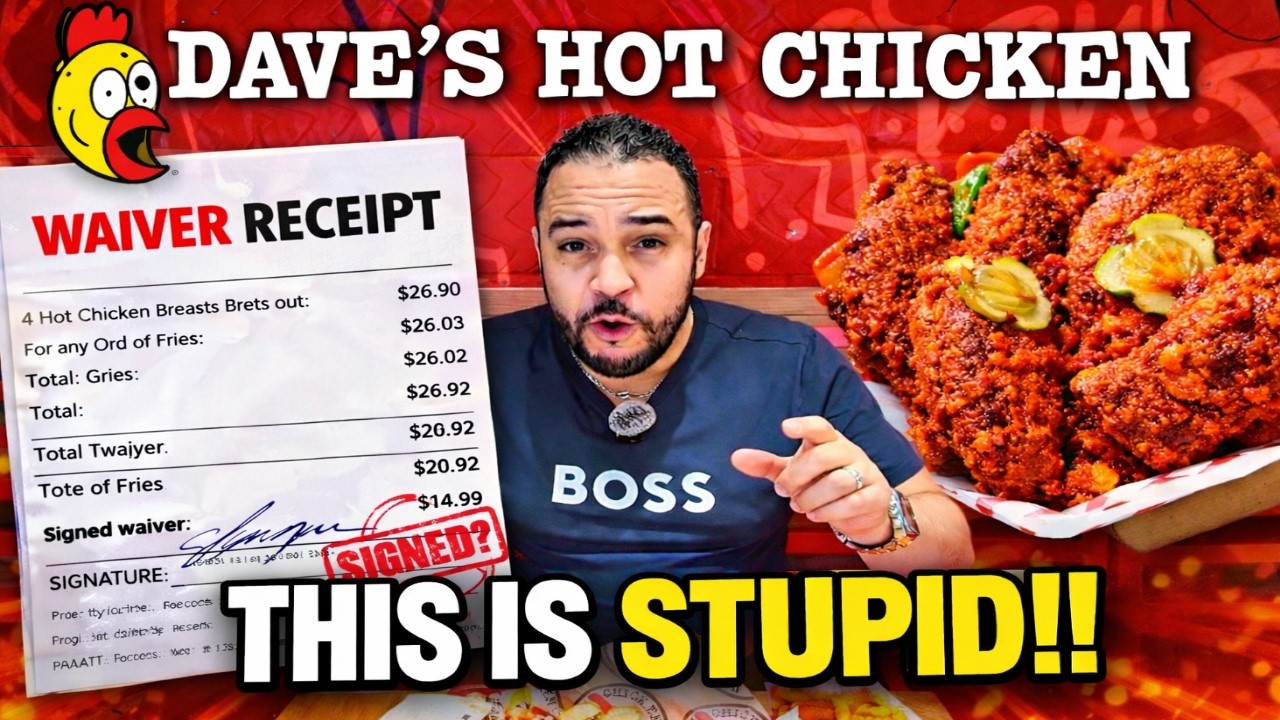 Carolina Reaper Daves Hot Chicken is no joke! #daveshotchicken #spicy #spicychallenge #hotfoods