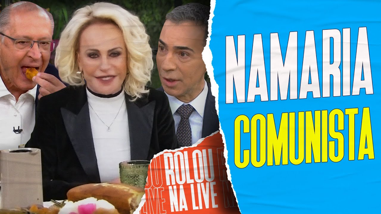 CESAR TRALLI TOMA INVERTIDA DE ANA MARIA BRAGA ENQUANTO ALCKMIN TOMA CAFÉ | Galãs Feios