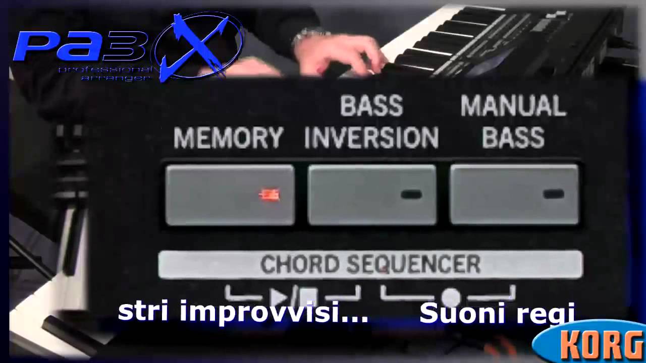 KORG PA3X - PROFESSIONAL ARRANGER WORKSTATION