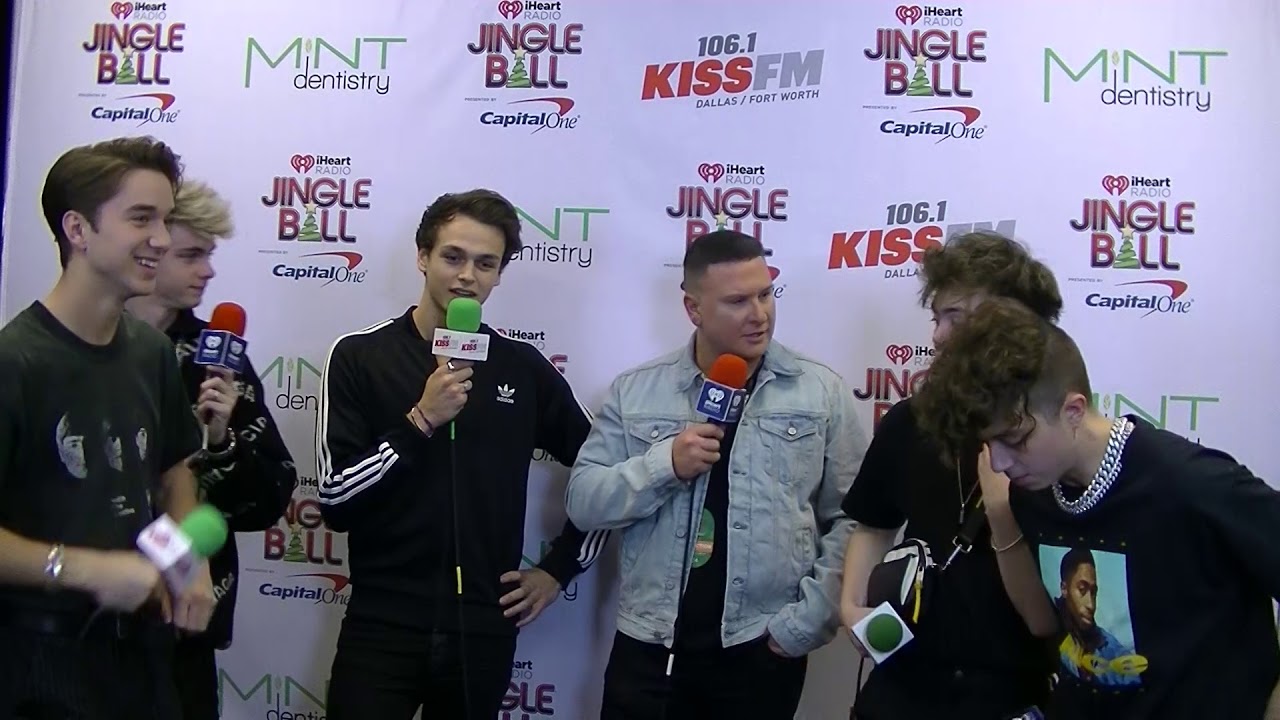 Why Don't We Backstage at #KISSJingleBall