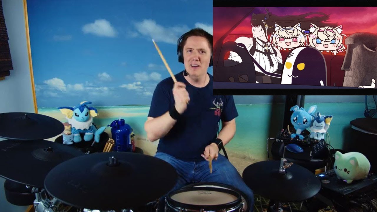 The8BitDrummer x Hololive | Nerissa/FuwaMoco/Biboo/Shiori - Advent - Rebellion (April Fools Remix)
