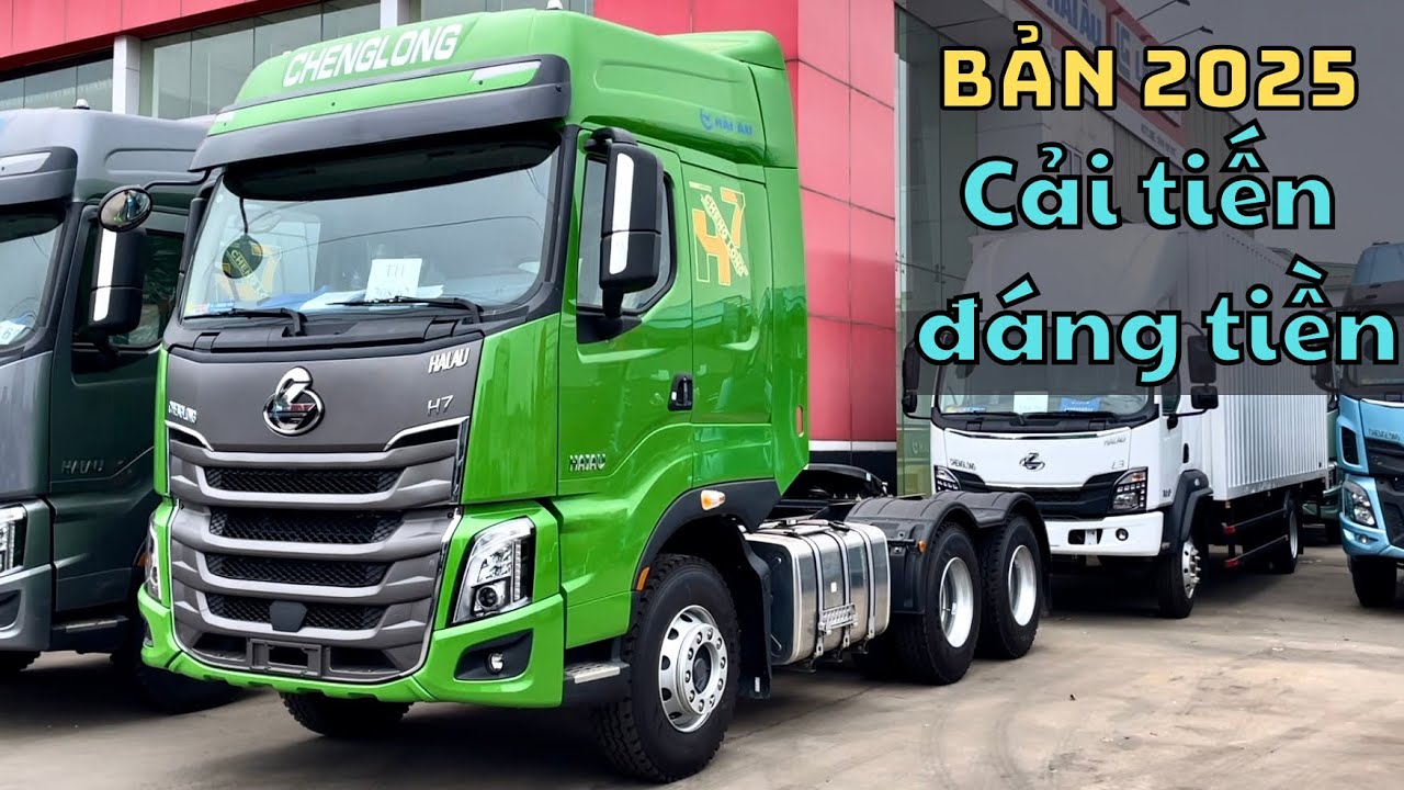 Đầu kéo Chenglong LuxS 445HP 2025 - Giằng V, cửa sổ trời