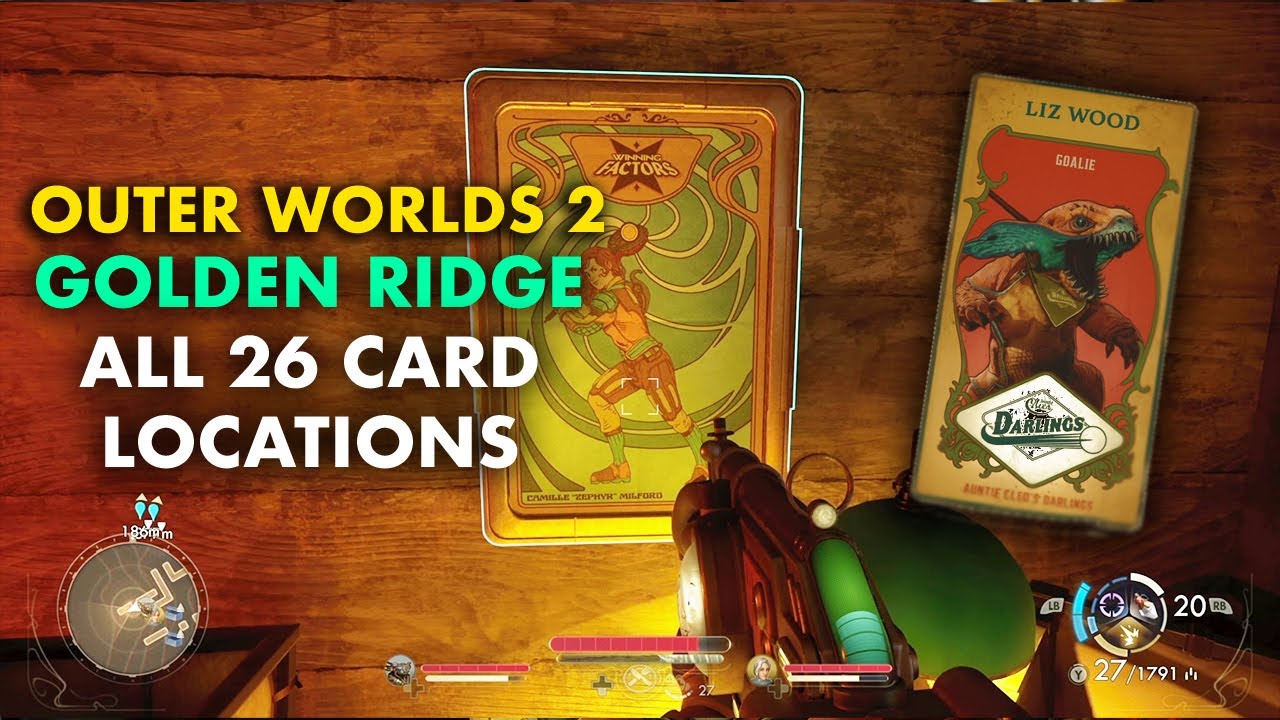 Outer Worlds 2 &ndash; Golden Ridge: All 26 Tossball & Pitchball Card Locations | Missables & Hidden Spots