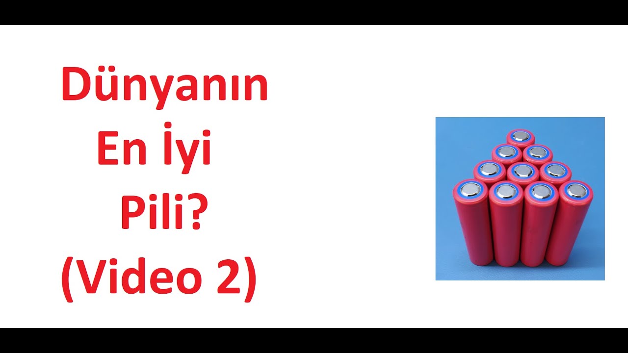 Dünyanın En İyi Pili Hangisi? Panasonic 18650GA NCR18650GA (Video 2)