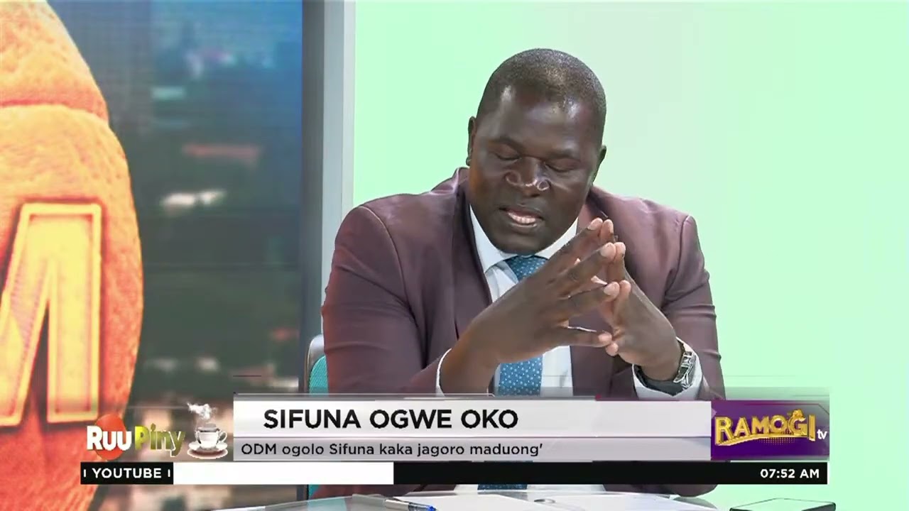 Kennedy Ondiek: Sifuna nyocha ong’eeni Jakom nogene ahinya kuom higni 8 koro oparoni nyaka miye gi