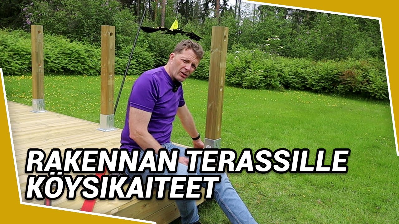 Rakennan terassille köysikaiteet