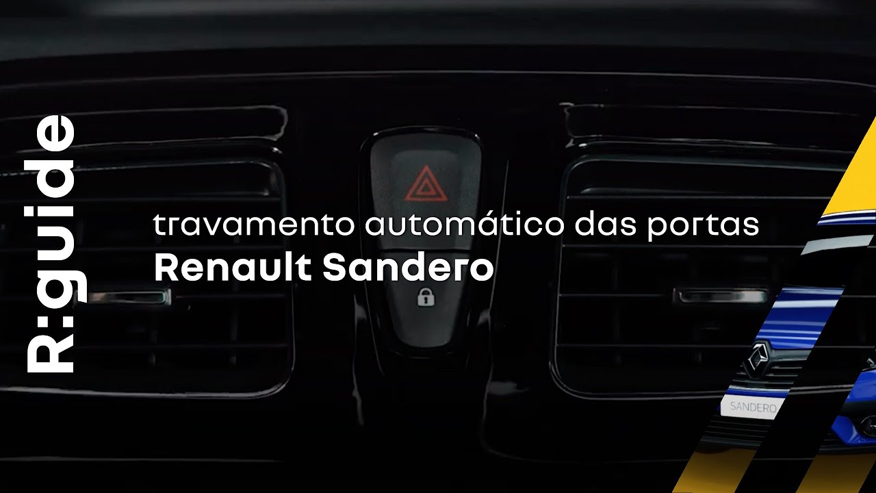 informações sobre travamento automático das portas | Renault Sandero