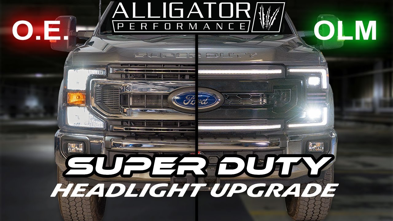 Upgrade Your 2020-22 Ford Super Duty with OLM LED Headlights