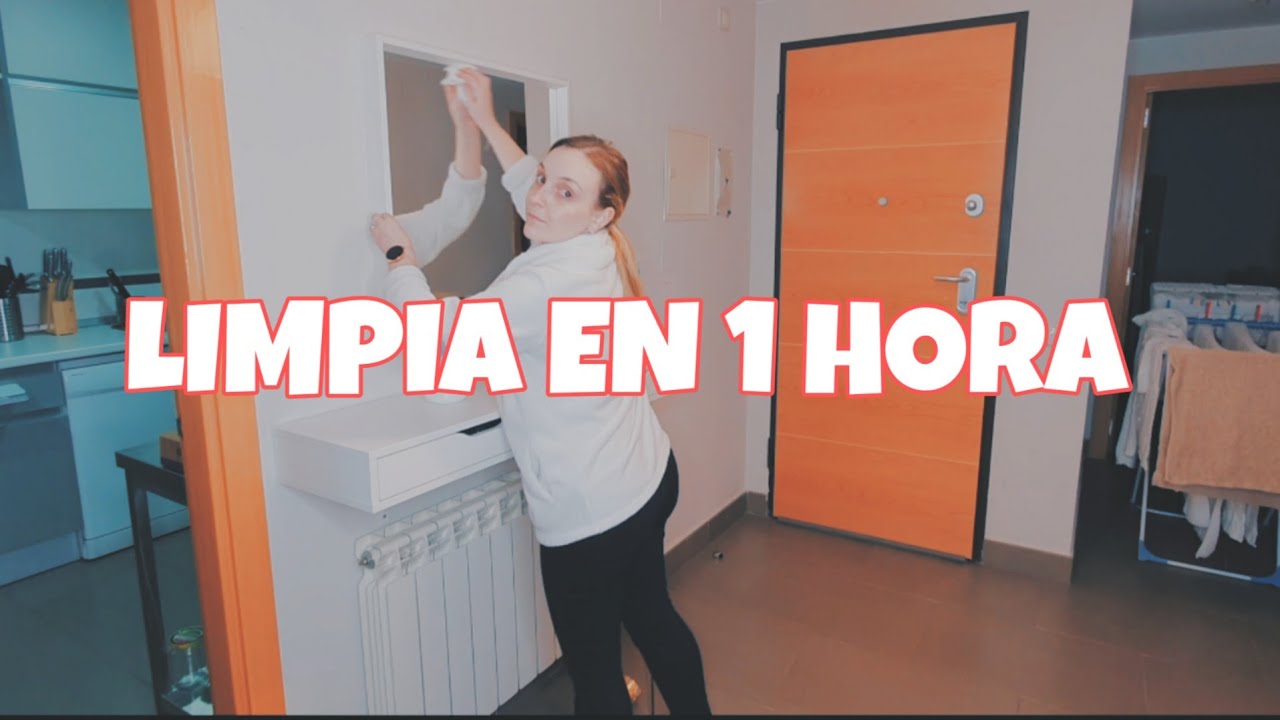 LIMPIEZA DE TARDE - Limpio todo EN 1 HORA / Rápida y motivadora LIMPIA CONMIGO