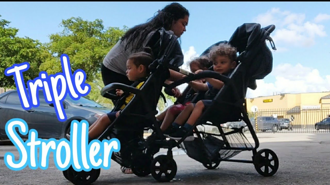 How I put my Triplets in their stroller | ZOE XL3 Best Triple Stroller