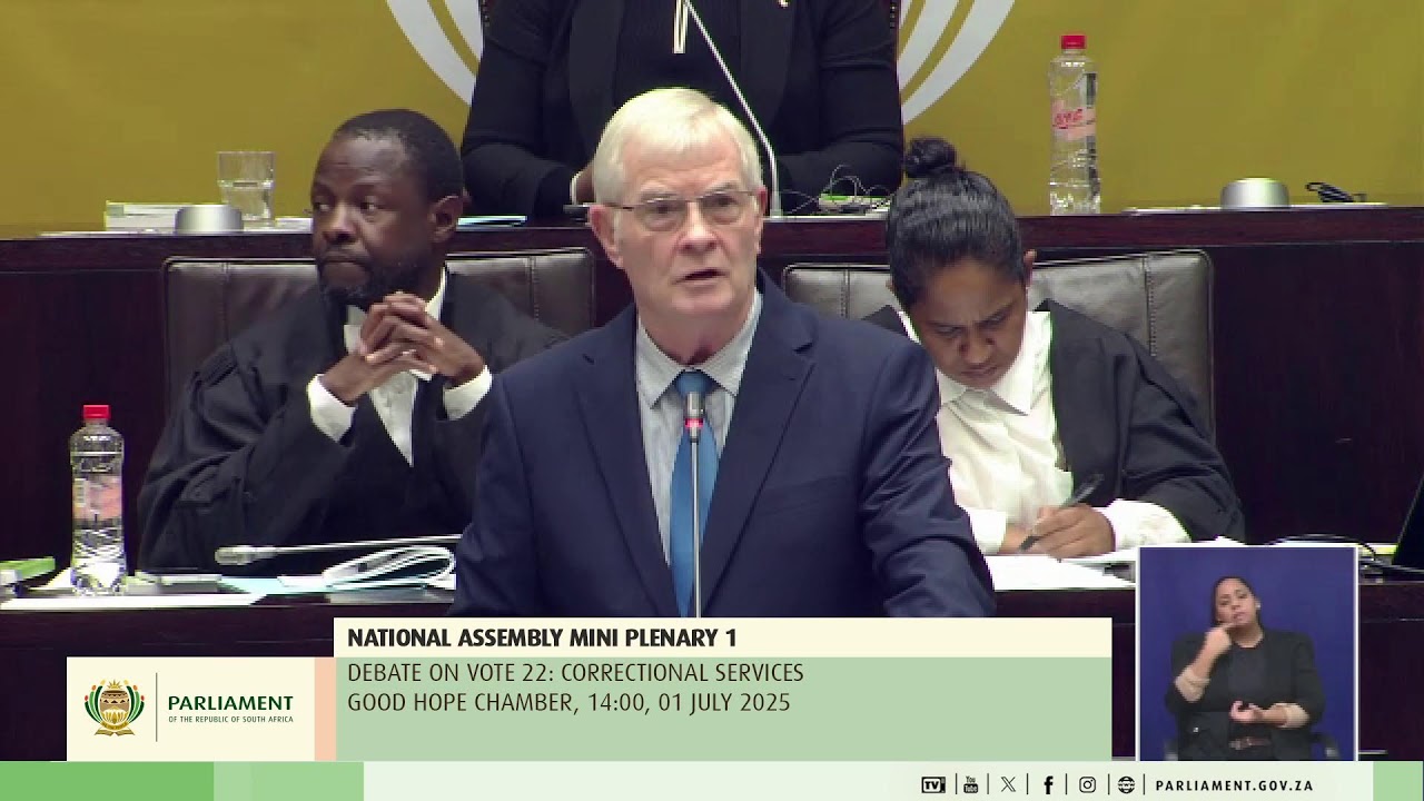 Debate on Vote 22: Correctional Services, 1 July 2025