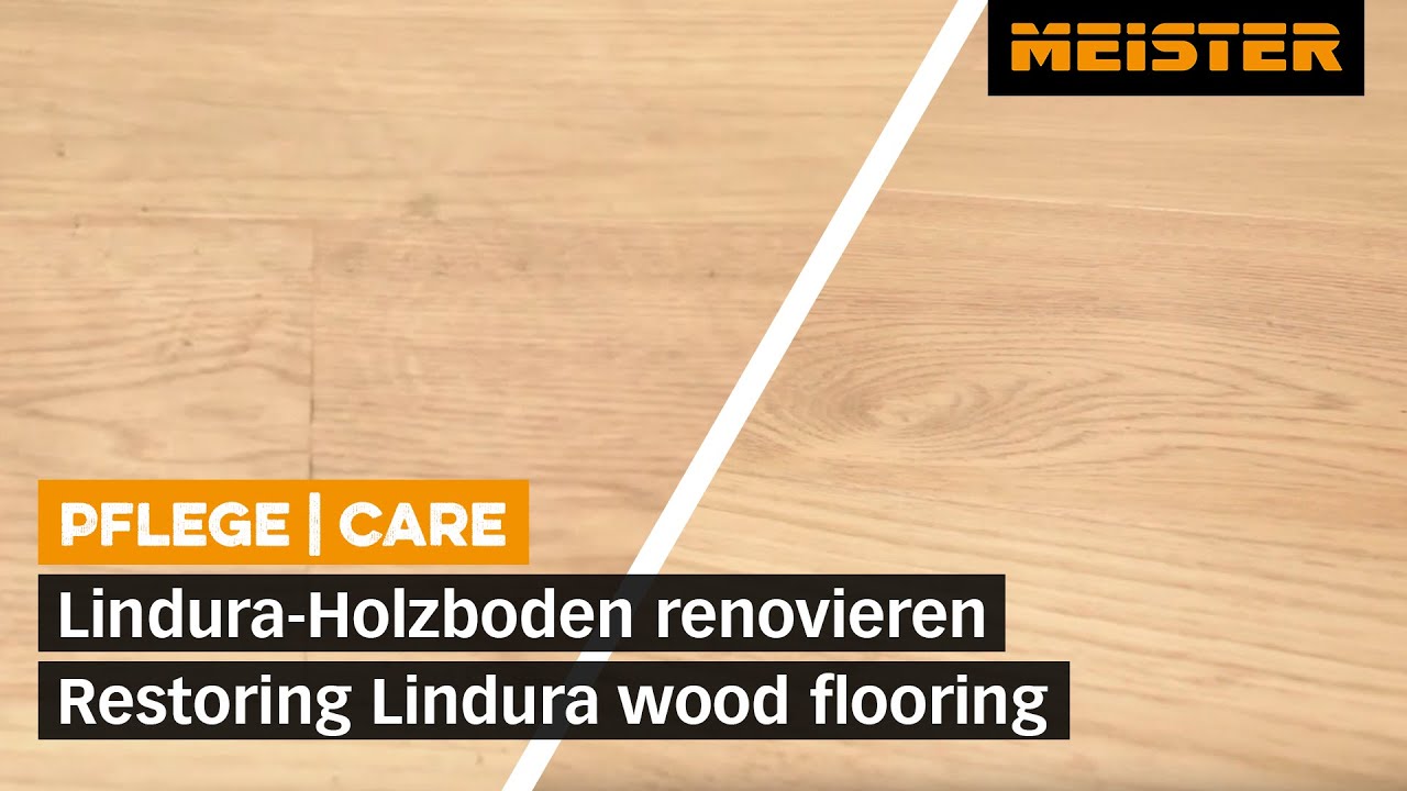 Lindura-Holzboden renovieren mit dem Bona Recoat System | Restoring Lindura using Bona Recoat System