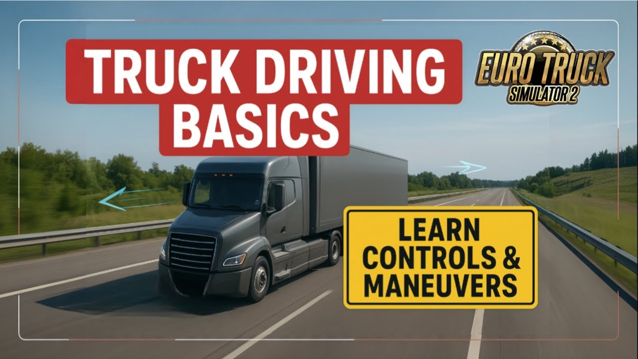 Truck Driving Basics Tutorial | Learn Controls, Reversing & Maneuvers in ETS2 & ATS