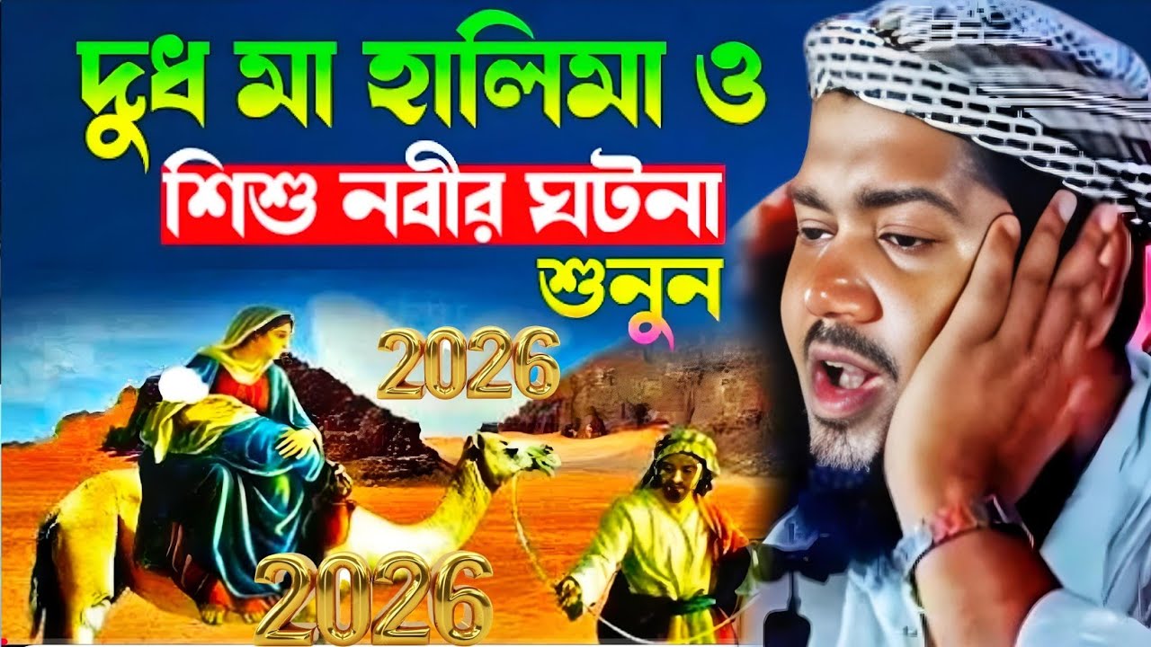 2026 দুধ মা হালিমা ও শিশু নবীর ঘটনা শুনুন মাওলানা ইউসুফ আলী সাহেব ওয়াজ Maulana Yusuf Ali saheb waz