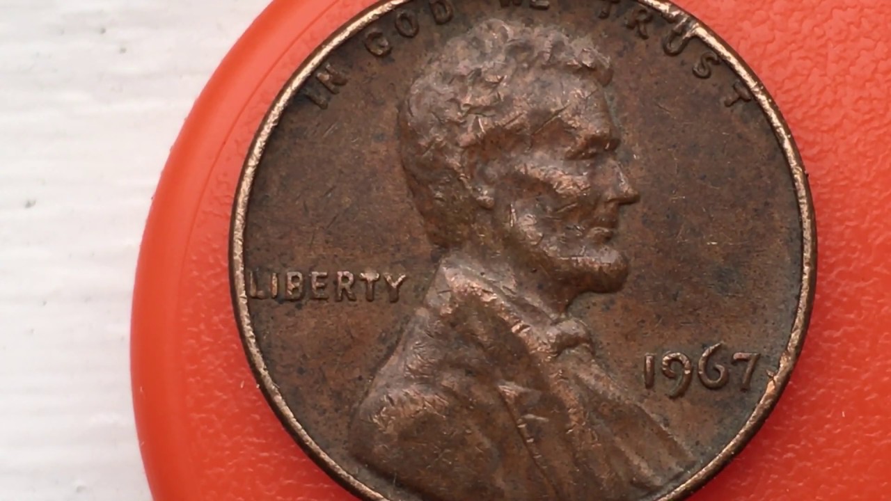 US ONE CENT 1967 - Last of the US No Mintmark Coins